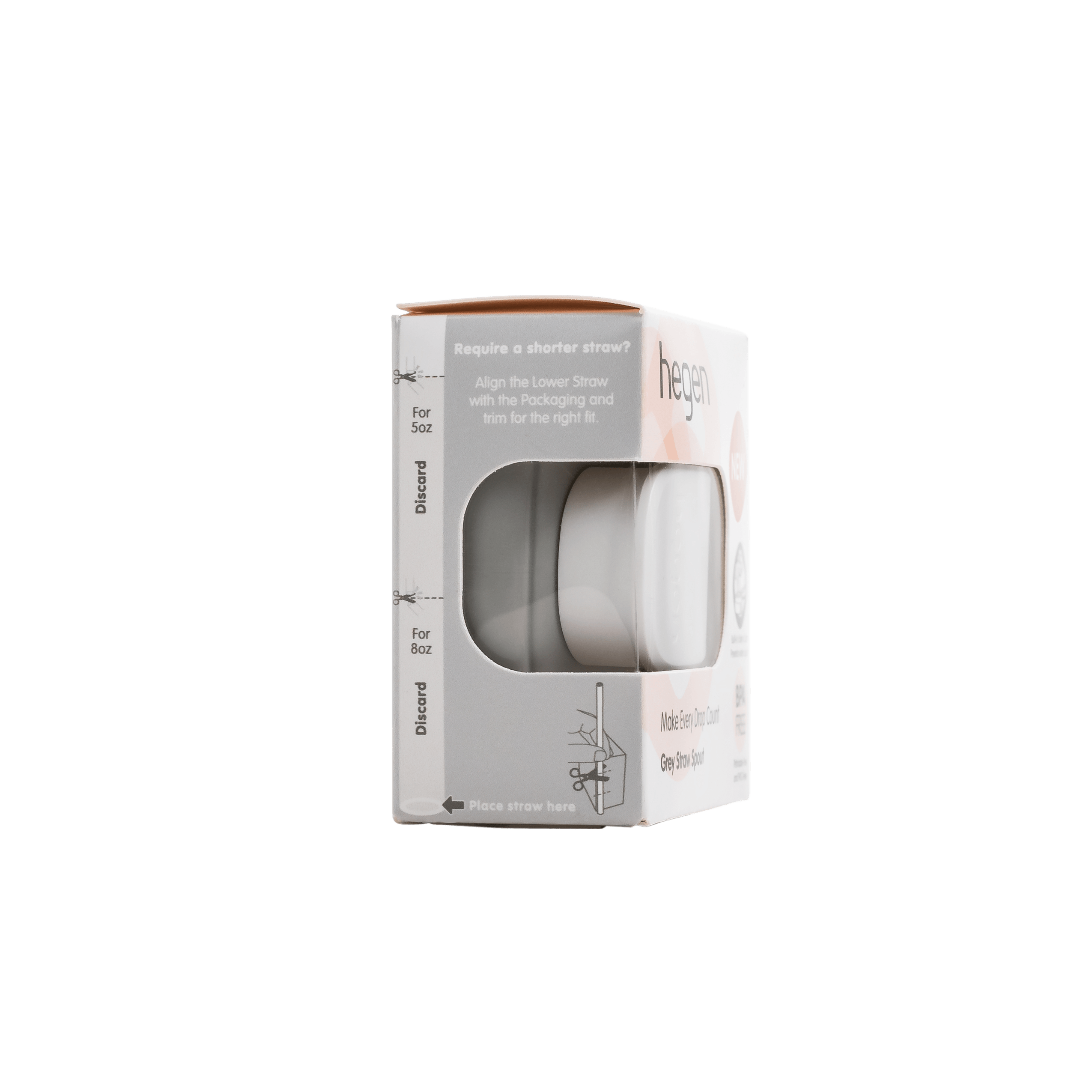 Hegen PCTO™ Straw Spout Grey