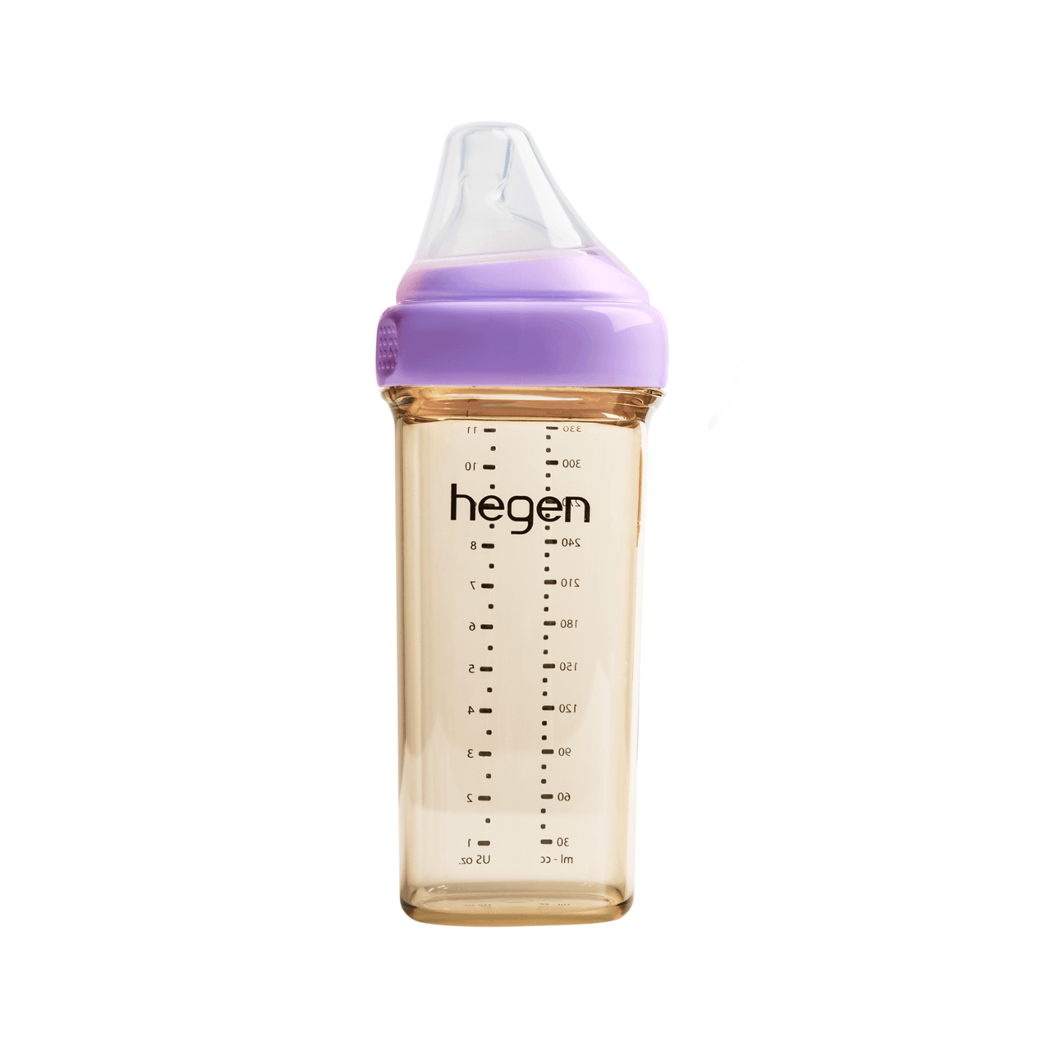 Hegen PCTO™ 330ml/11oz Feeding Bottle PPSU PURPLE with Fast Flow Teat (6 months and beyond) - Hegen