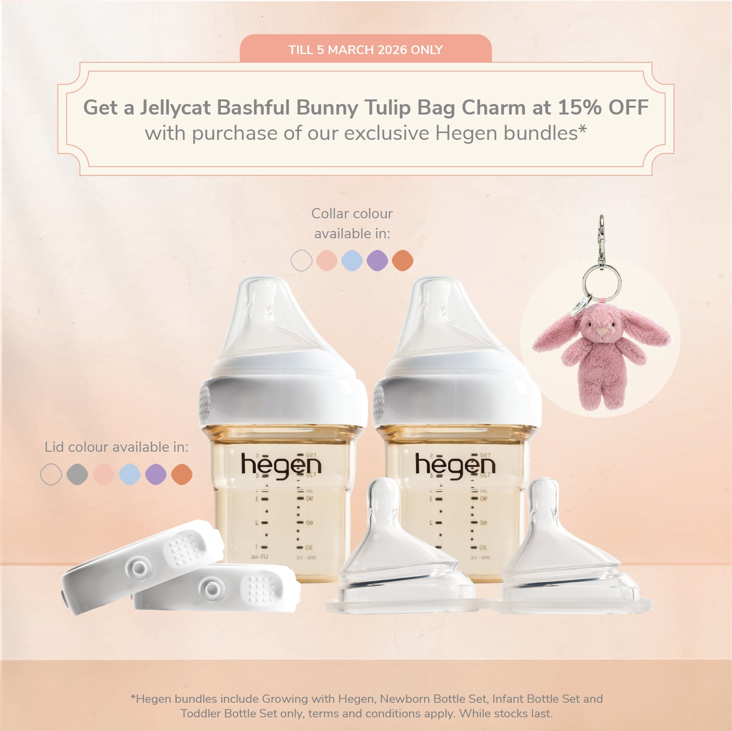 Hegen Newborn Bottle Set