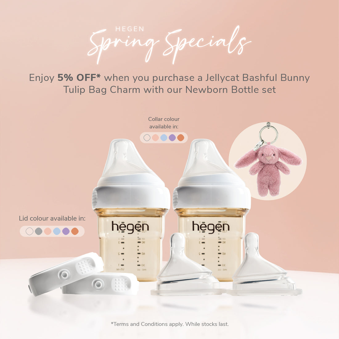 Hegen Newborn Bottle Set
