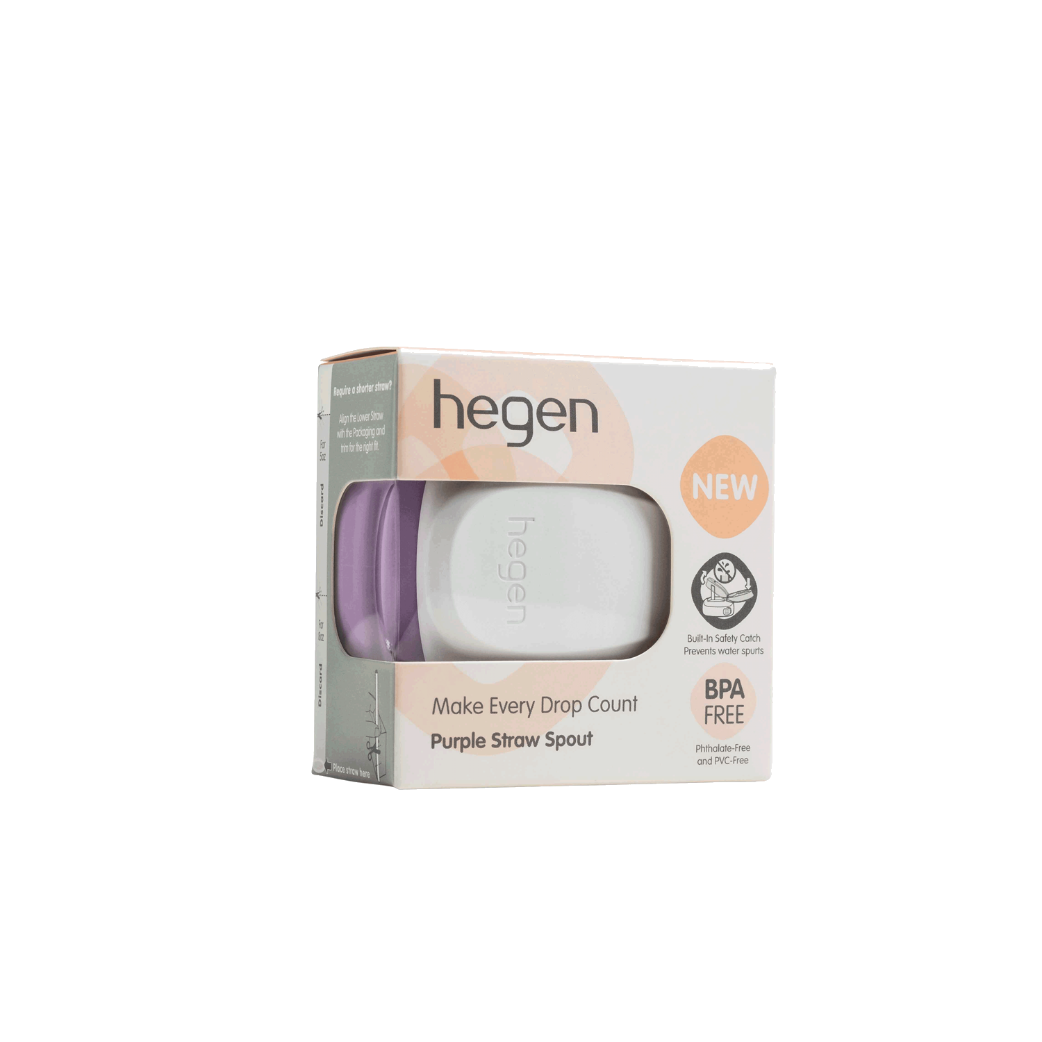 Hegen PCTO™ Straw Spout Purple