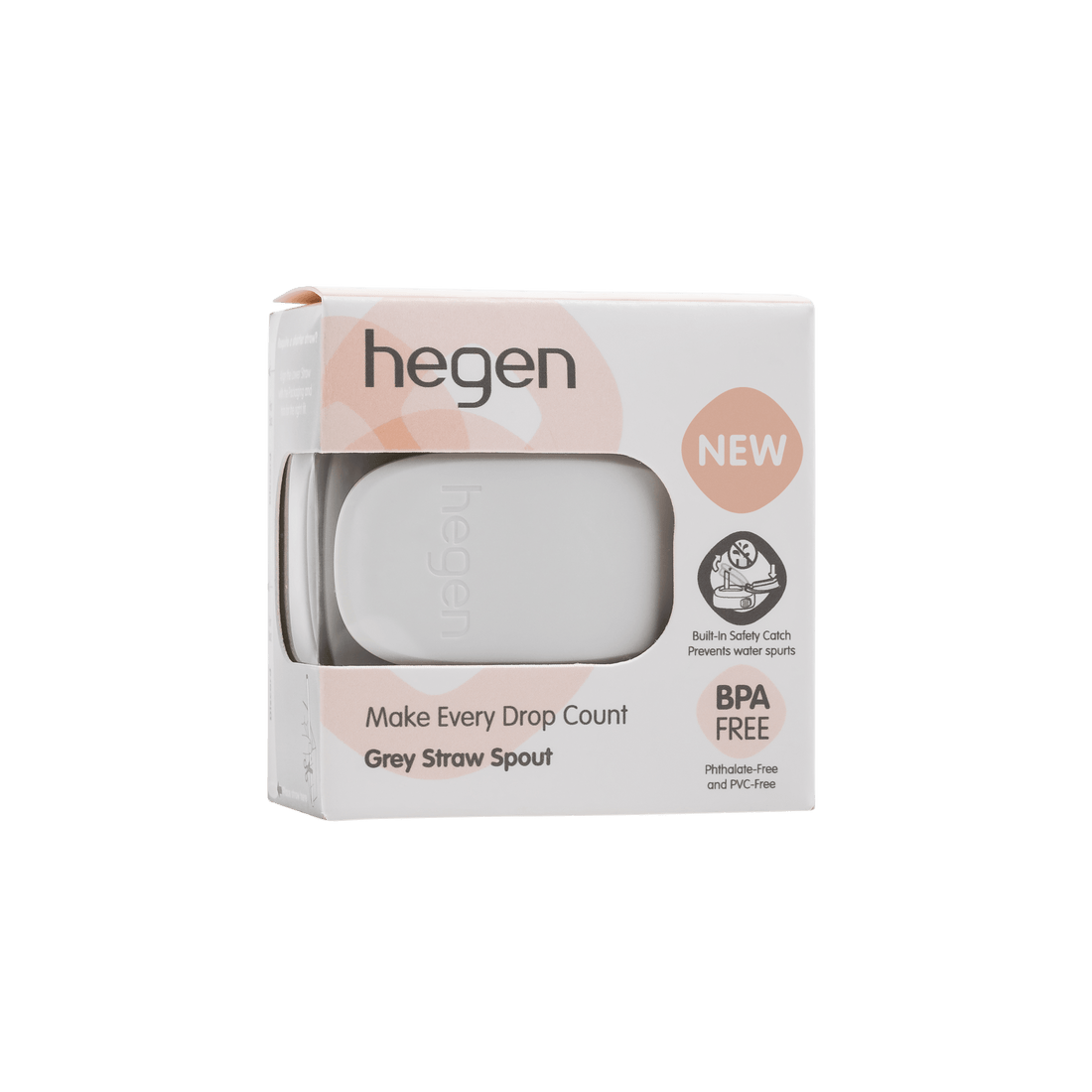 Hegen PCTO™ Straw Spout Grey