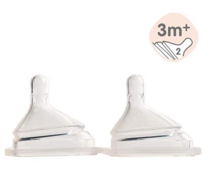 Hegen PCTO™ 240ml/8oz Feeding Bottle PPSU, 2-Pack AUBURN with 2x Medium Flow Teats (3 to 6 months)