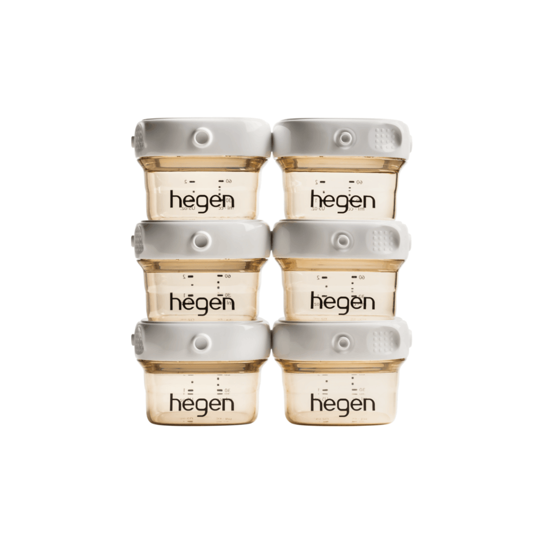 Hegen PCTO™ 60ml/2oz Breast Milk Storage PPSU, 6-Pack