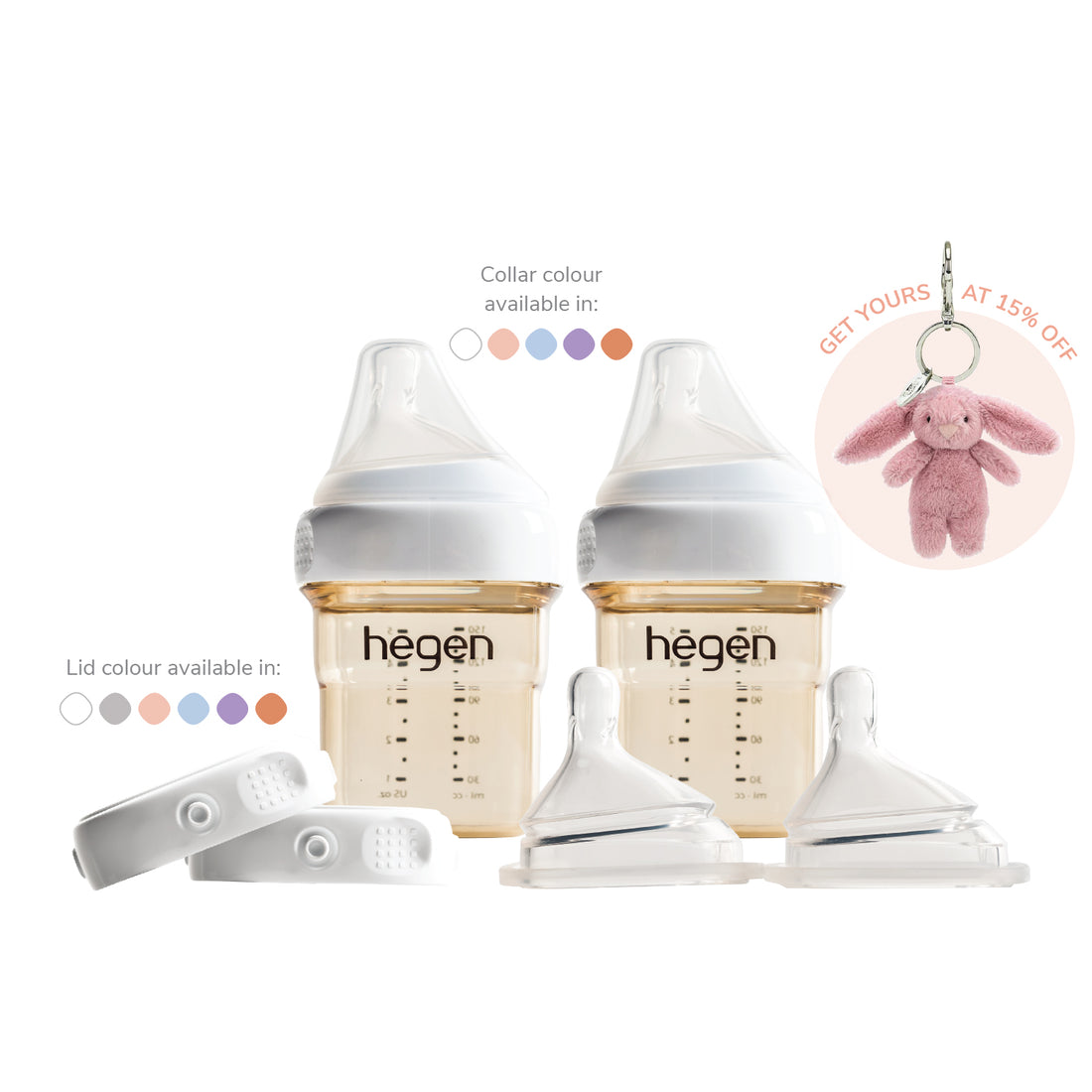 Hegen Newborn Bottle Set