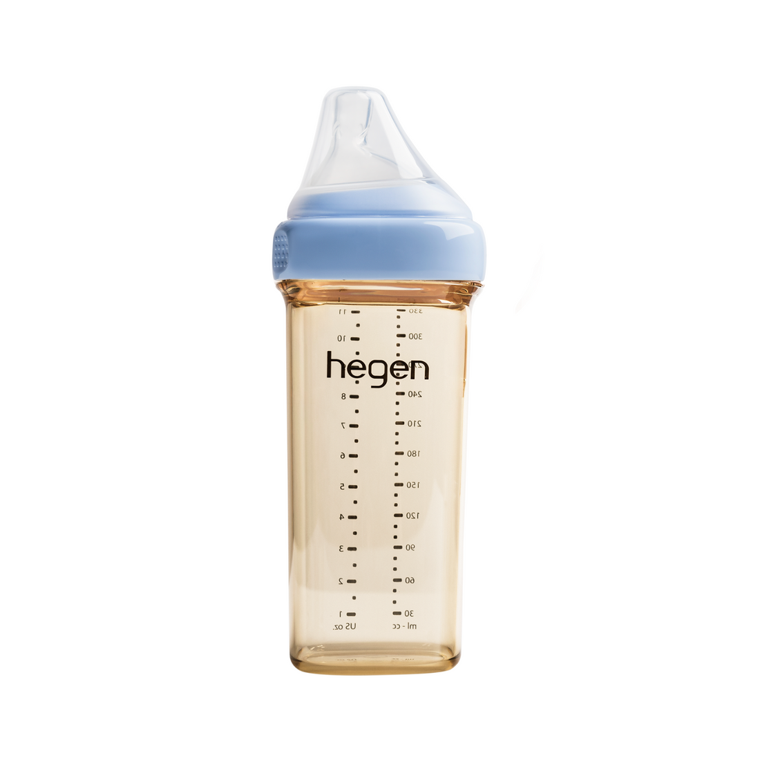Hegen PCTO™ 330ml/11oz Feeding Bottle PPSU BLUE with Fast Flow Teat (6 months and beyond)