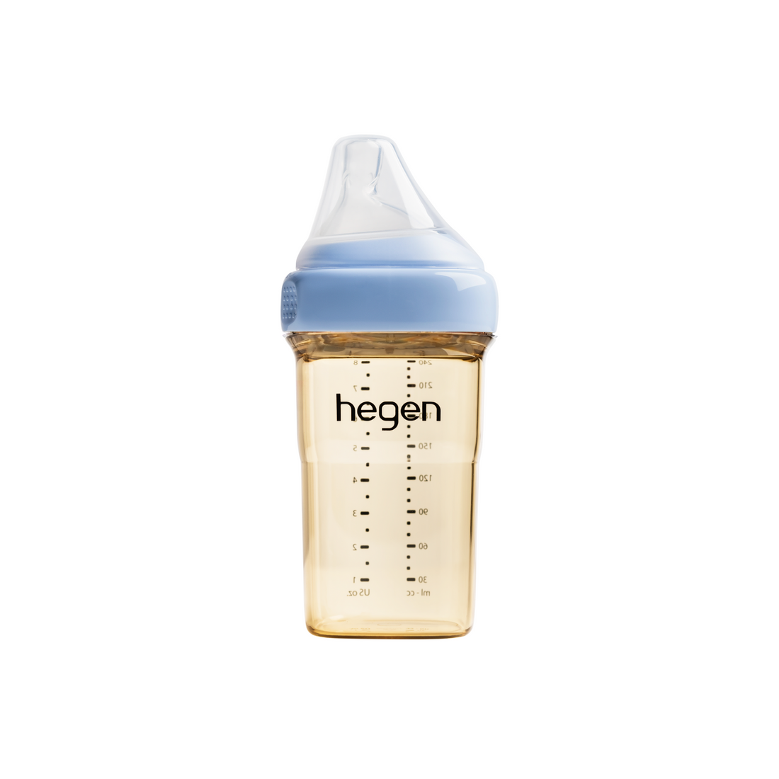 Hegen PCTO™ 240ml/8oz Feeding Bottle PPSU BLUE with Medium Flow Teat (3 to 6 months)