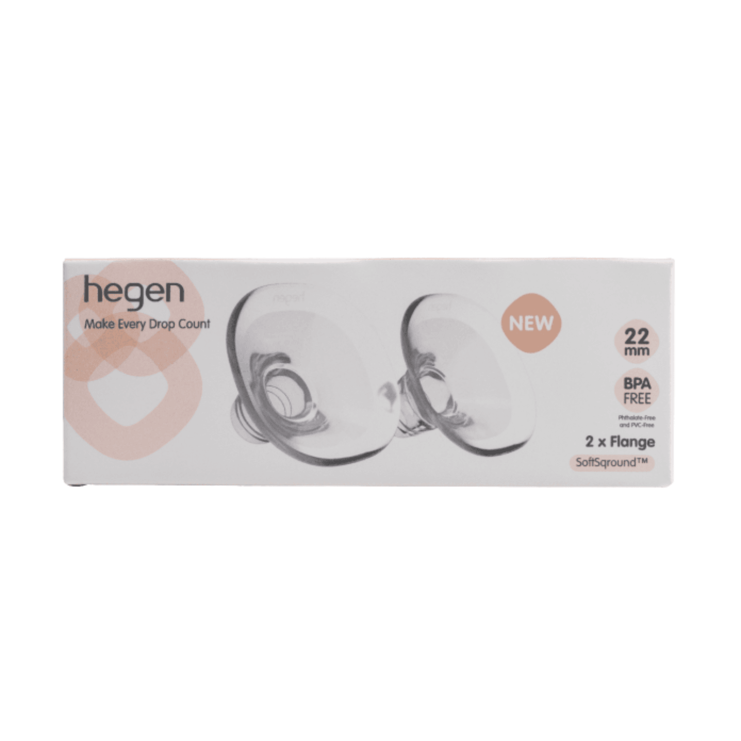 Hegen Flange (SoftSqround™) 22mm (2-Pack)