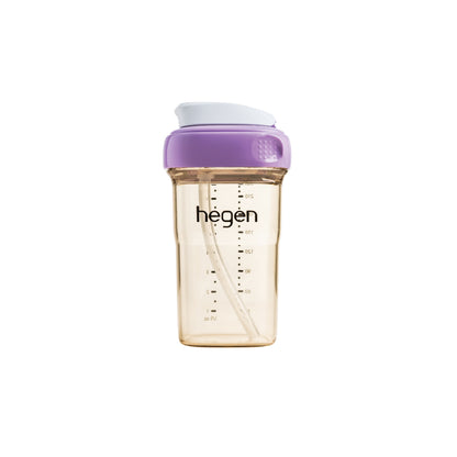 Hegen PCTO™ 240ml/8oz Straw Cup PPSU Purple (Slow Flow)