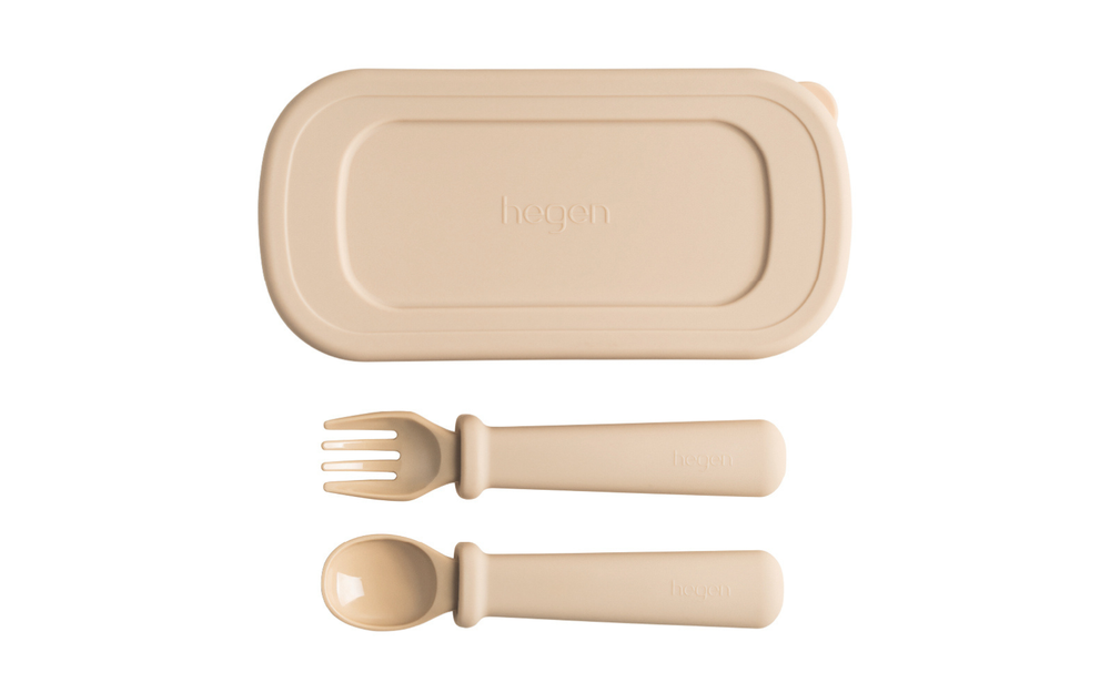 Multi-stage Fork and Spoon PPSU with Case Taupe