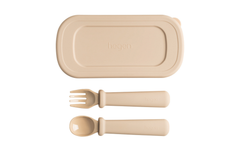 Multi-stage Fork and Spoon PPSU with Case Taupe