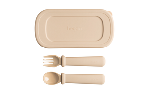 Multi-stage Fork and Spoon PPSU with Case Taupe