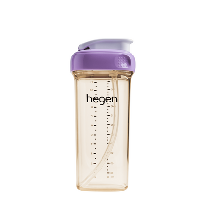 Hegen PCTO™ 330ml/11oz Straw Cup PPSU Purple (9 months and above)