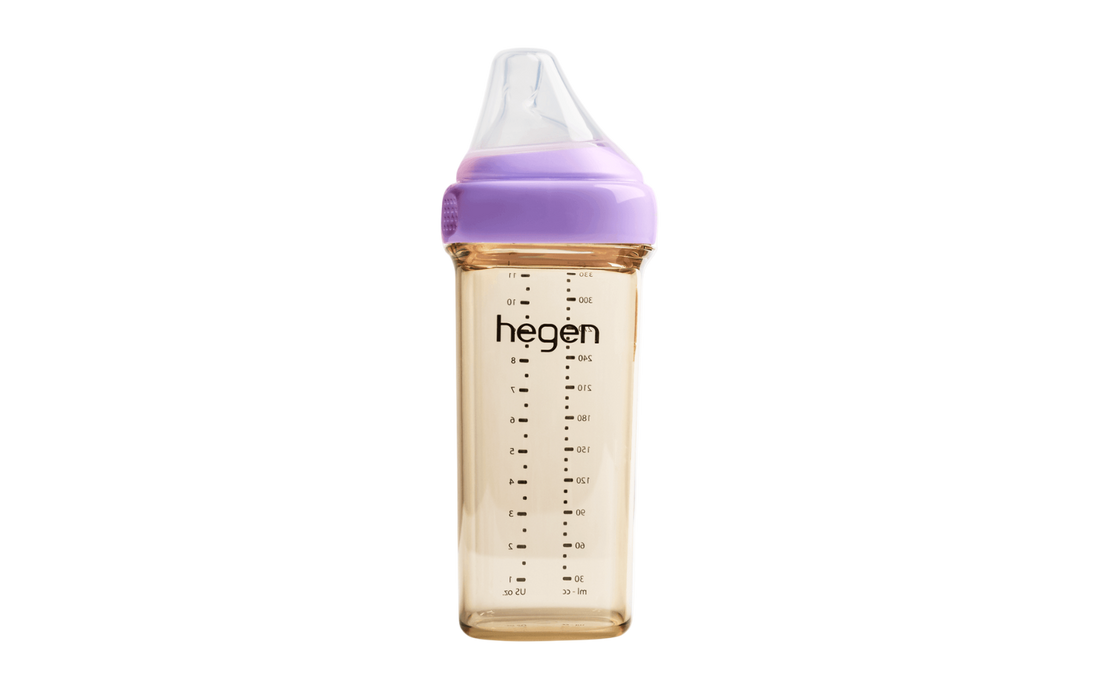 Hegen PCTO™ 330ml/11oz Feeding Bottle PPSU PURPLE with Fast Flow Teat (6 months and beyond) - Hegen