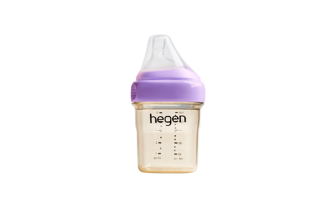 Hegen PCTO™ 150ml/5oz Feeding Bottle PPSU PURPLE with Slow Flow Teat (1 to 3 months) - Hegen