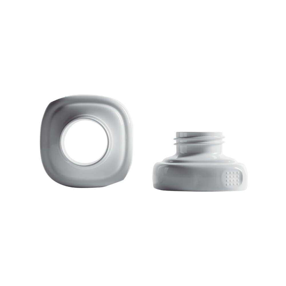 Two Hegen PCTO Standard Neck Adapters, with a standard neck connection, against a white background.