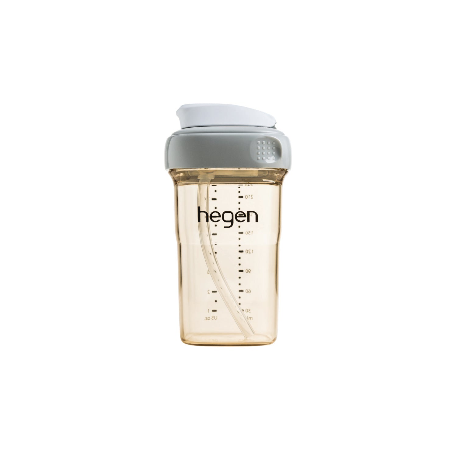 Hegen PCTO™ 240ml/8oz Straw Cup PPSU Grey (Slow Flow)