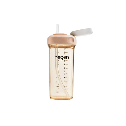 Hegen PCTO™ 330ml/11oz Straw Cup PPSU Pink (9 months and above)