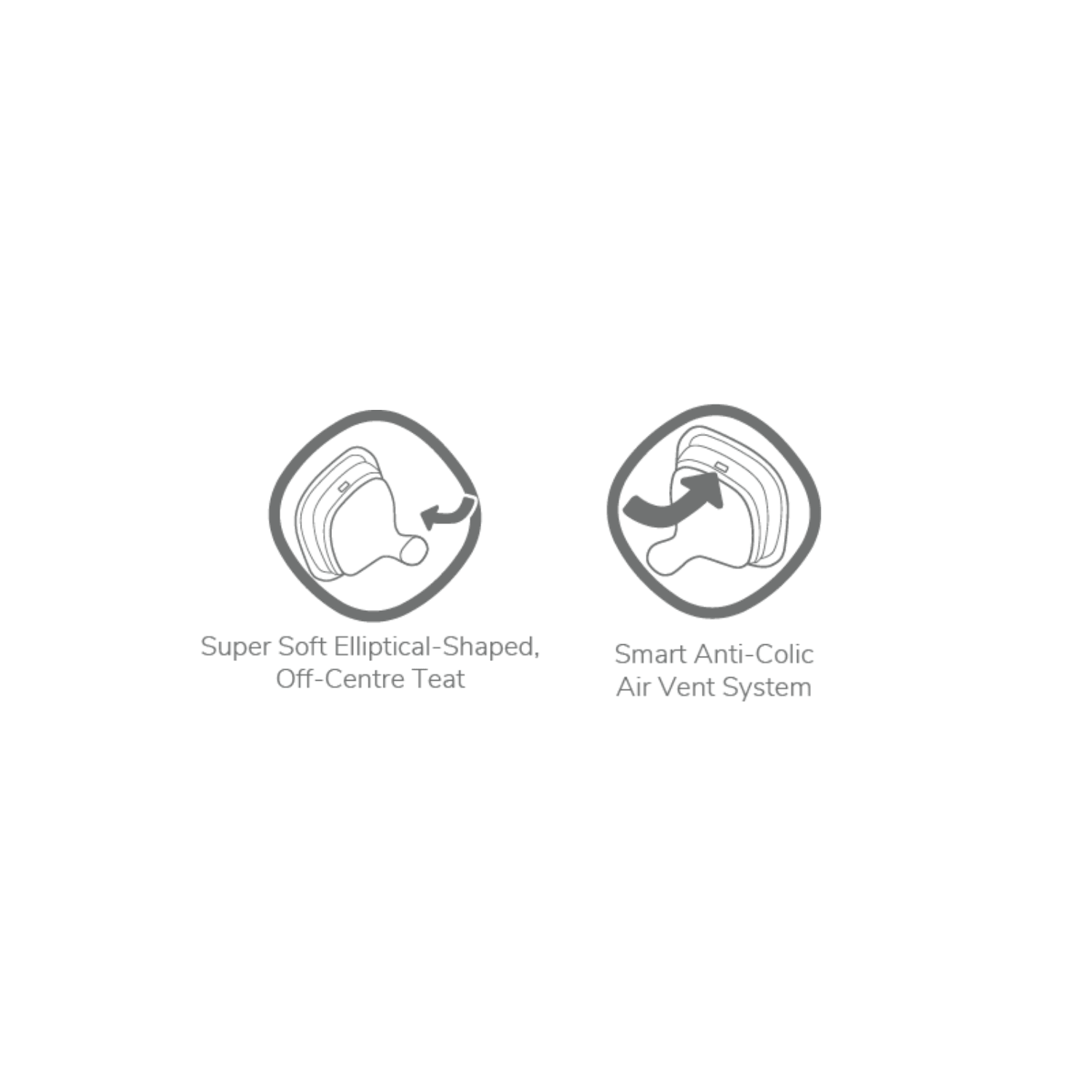 Hegen Teat Extra Slow Flow, 2-Pack (0 months)