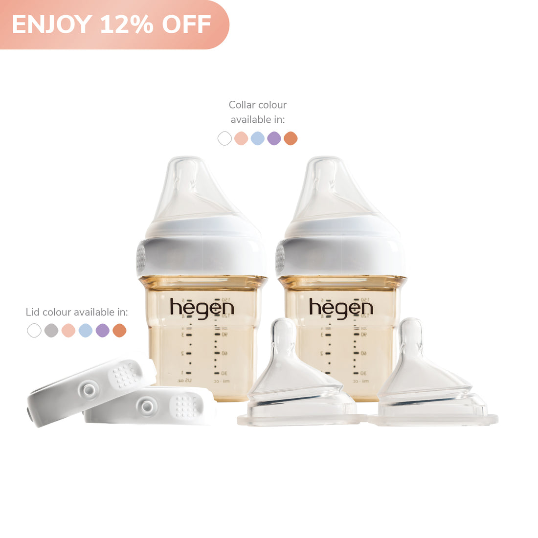 Hegen Newborn Bottle Set