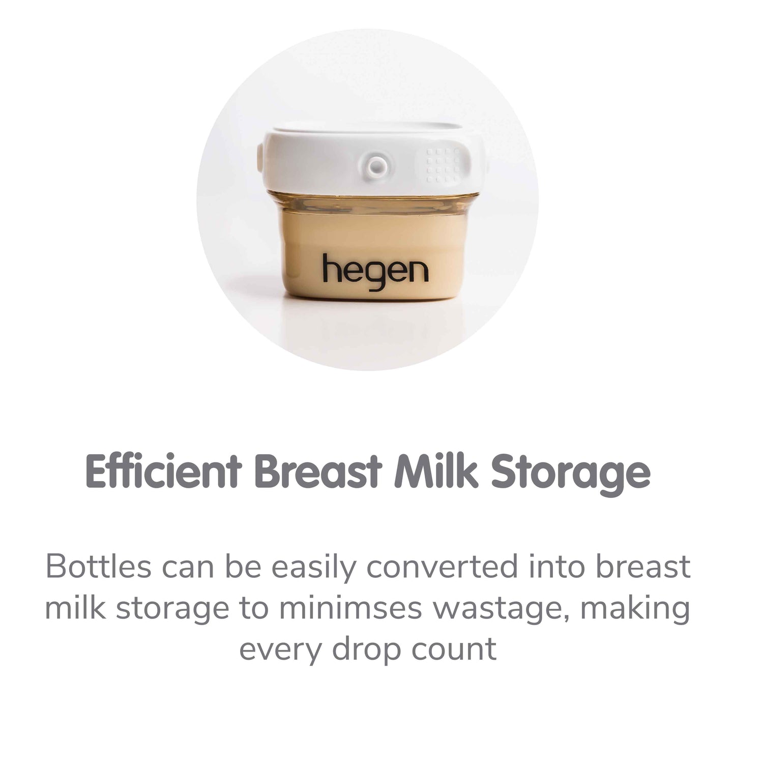 Hegen Newborn Bottle Set (0 to 3 months) 150ml/5oz Feeding Bottle 2 pack with Medium Flow Teat 2-Pack