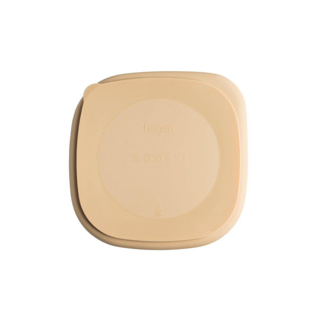 Divided Suction Plate Silicone Taupe