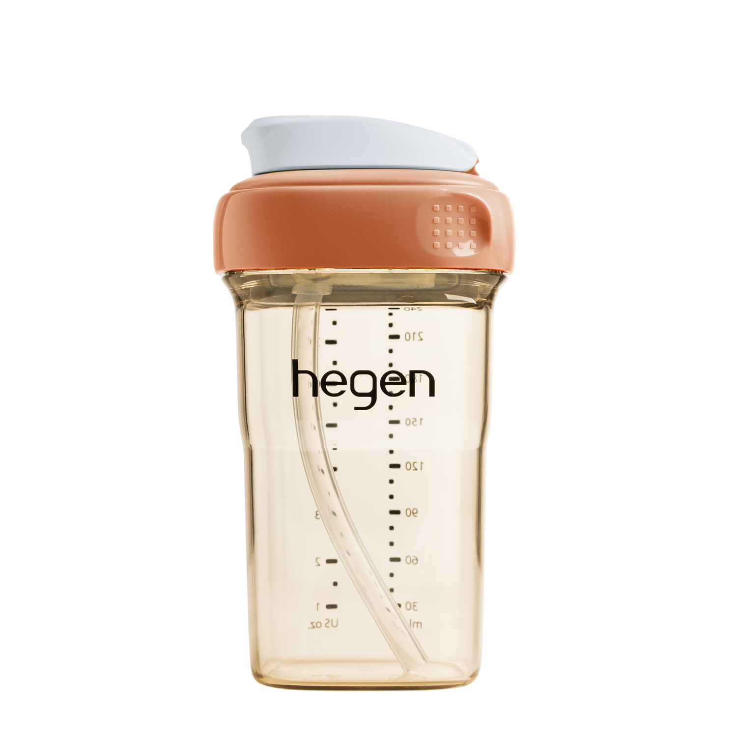 Hegen PCTO™ 240ml/8oz Straw Cup PPSU Auburn (Slow Flow)