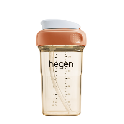 Hegen PCTO™ 240ml/8oz Straw Cup PPSU Auburn (Slow Flow)