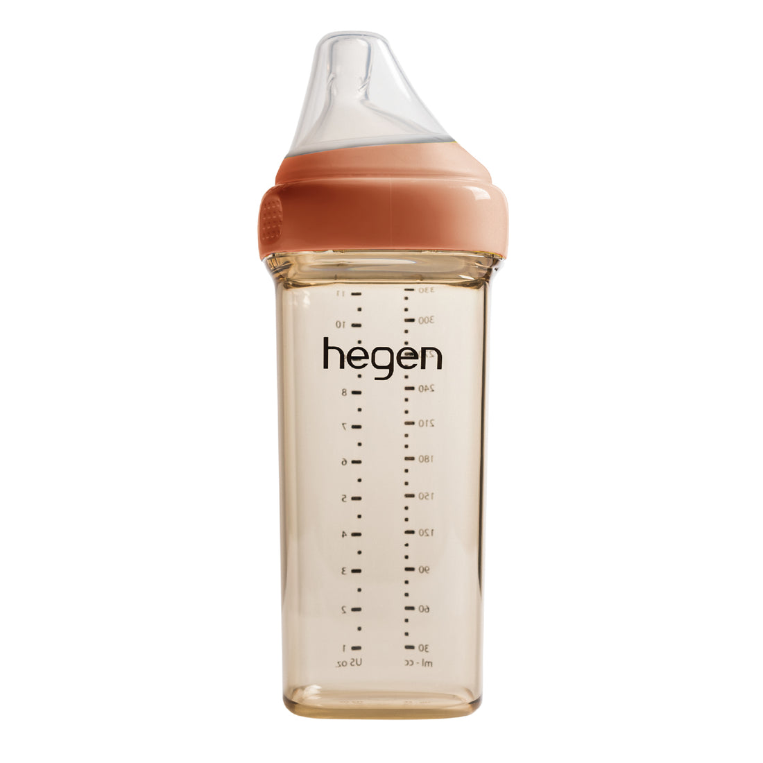 Hegen PCTO™ 330ml/11oz Feeding Bottle PPSU AUBURN with Fast Flow Teat (6 months and beyond)