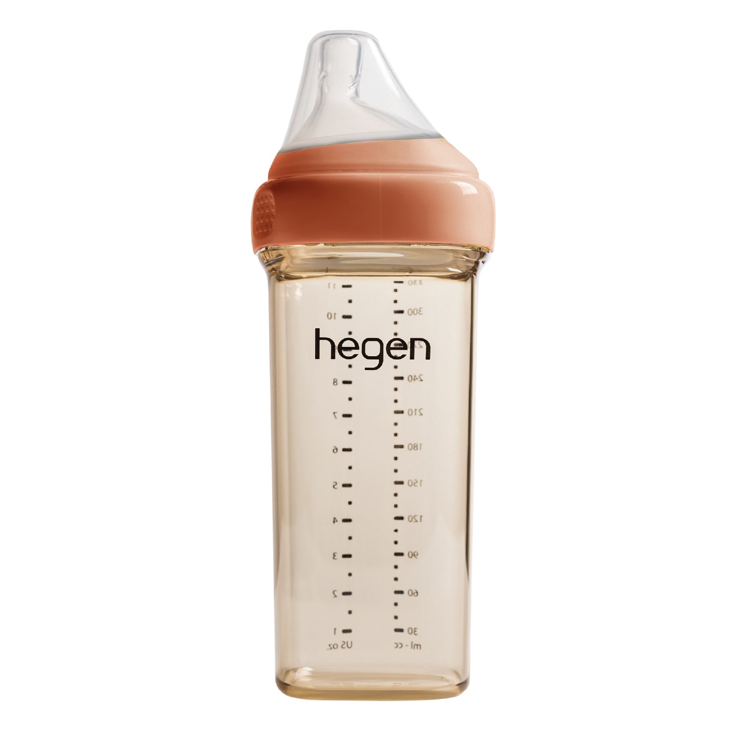 Hegen PCTO™ 330ml/11oz Feeding Bottle PPSU AUBURN with Fast Flow Teat (6 months and beyond)