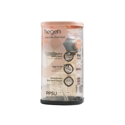 Hegen PCTO™ 240ml/8oz Straw Cup PPSU Grey (Slow Flow)