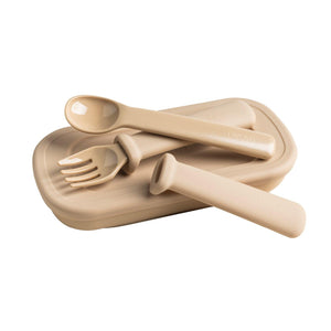 Multi-stage Fork and Spoon PPSU with Case Taupe