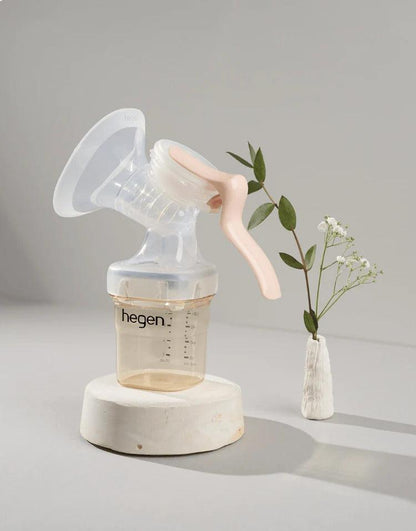 Hegen Express Store Feed Starter Bundle (Breast Pump &amp; Feeding Bottles) suitable for newborn