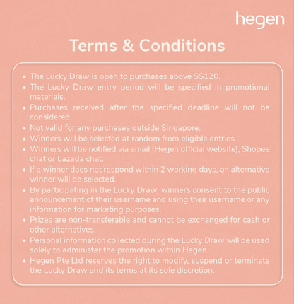 Hegen Raffle Draw Entry - Hegen