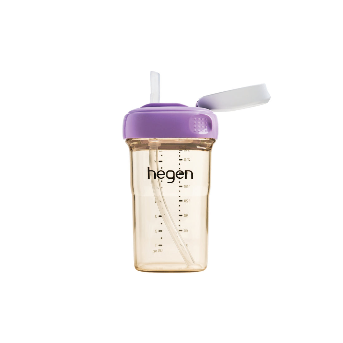 Hegen PCTO™ 240ml/8oz Straw Cup PPSU Purple (Slow Flow)