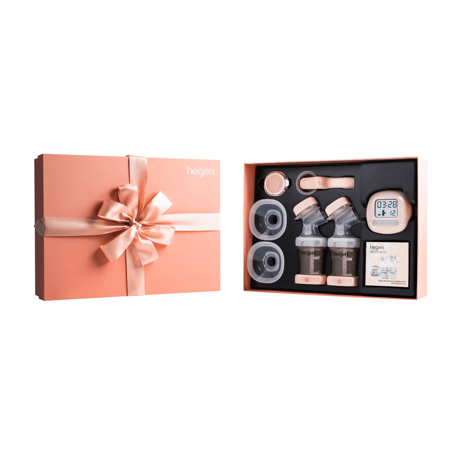 Personalize your Gift Set PCTO™ Double Electric Breast Pump (SoftSqround™) - Hegen