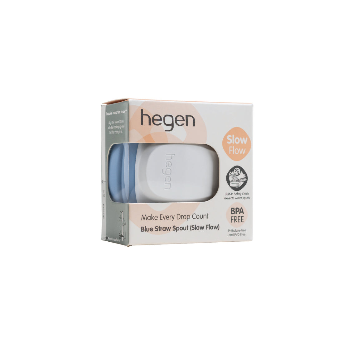 Hegen PCTO™ Straw Spout Blue (Slow Flow)