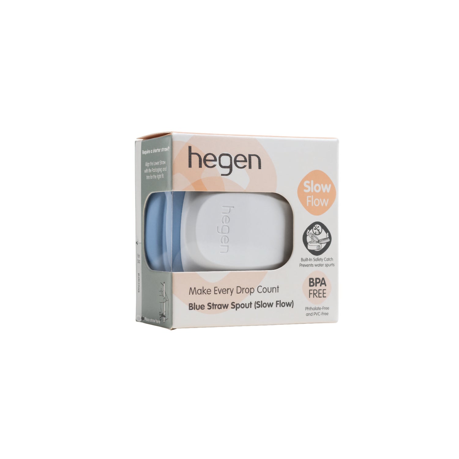Hegen PCTO™ Straw Spout Blue (Slow Flow)