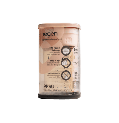 Hegen PCTO™ 240ml/8oz All-Rounder Cup PPSU Pink - Hegen